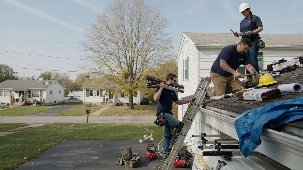 Local Roofing Contractors in Ridge Farm, IL near me
